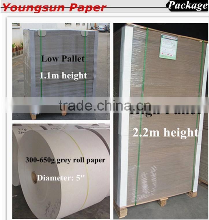 double sides coated grey board 2mm