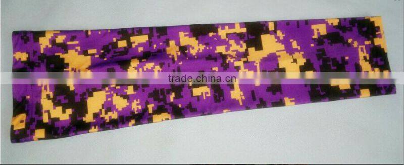 Compression Sports Arm Sleeve Digital Camo Baseball Football Wicking sleeves
