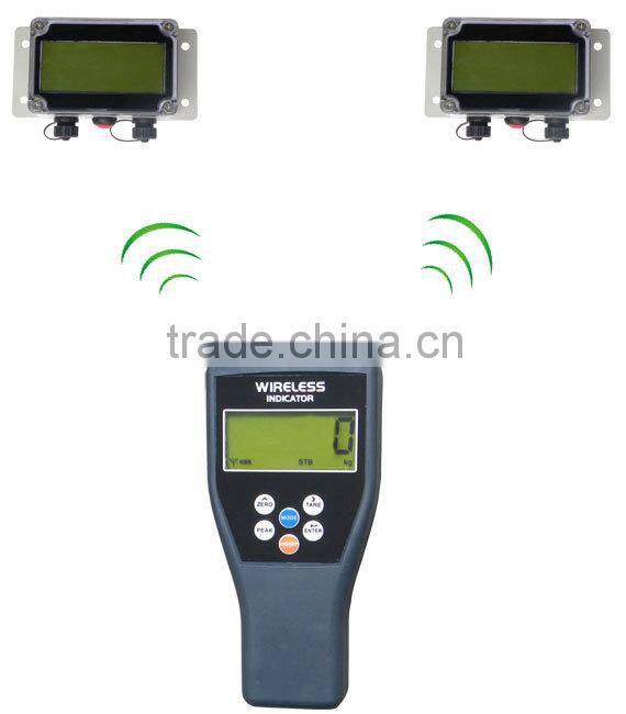 Waterproof weighing indicator and wireless transmitter