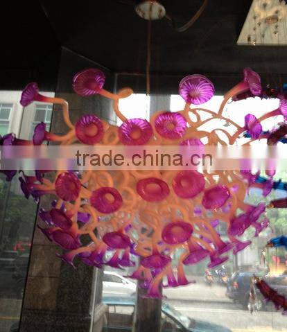 Modern glass pendant lamp, Hand Blown glass pendant light for chandelier RT8005