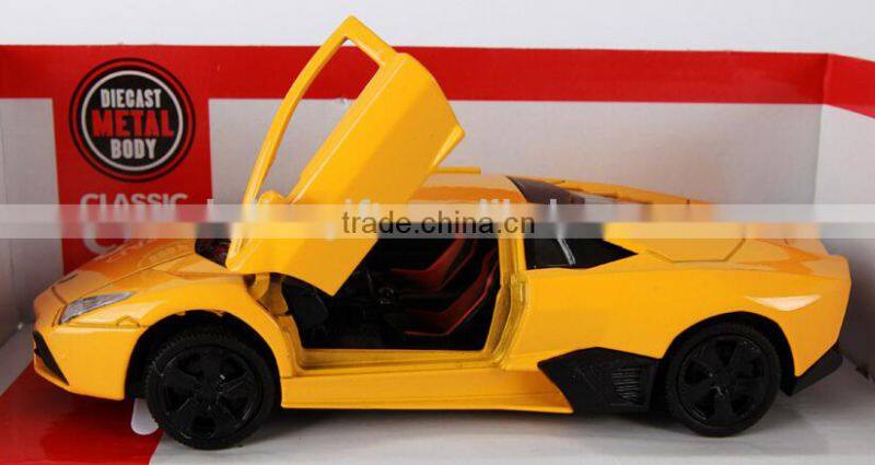 Openning the door Diecast car with light and sounds