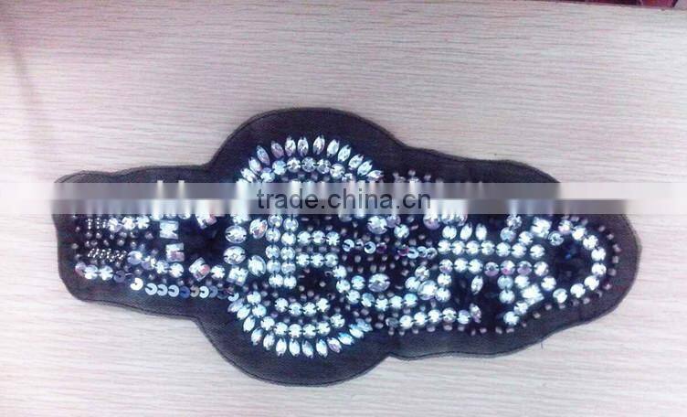 Handmade Beaded Applique for Shoulder -- H1412047
