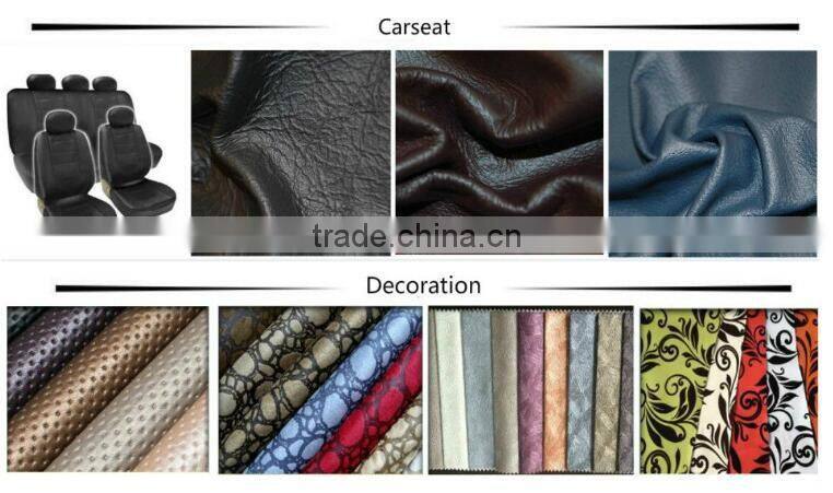 Classic patterns, lychee pattern pu leather for bags any colors is available. stocklot pu leather