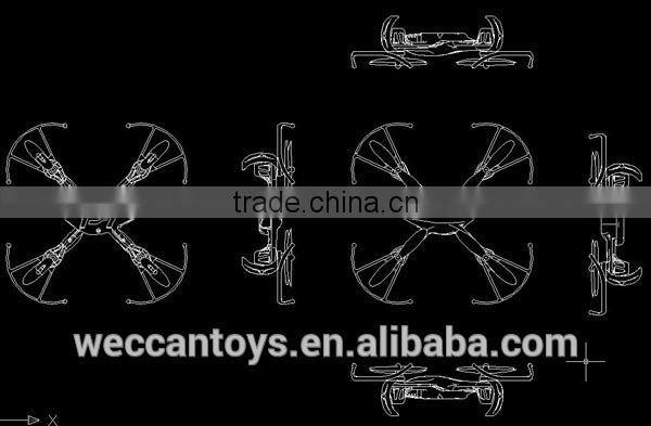 2.4G 6 axis RC quadcopter with Gyro