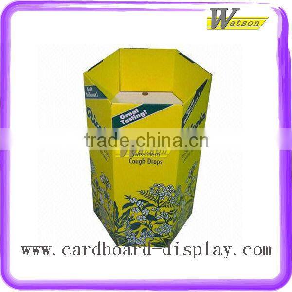 hot sale advertising cardboard paper dump bins for Waterproof Nylon small Cosmetic Bags