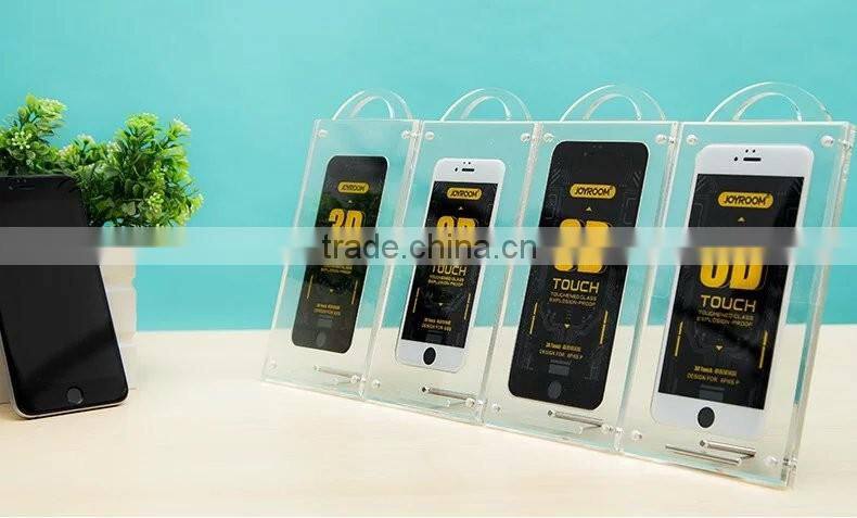 Joyroom Anti explosion Tempered Glass 3D Screen Protective Film For iPhone 6Plus Transparent Frame Package MT-5457