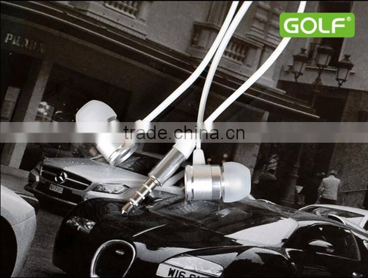 GOLF M3 Jazz Series Audio 3.5mm HD Stereo 120CM In-Ear Earphones Handsfree Stereo Earphone For iPhone/Samsung TB-0379