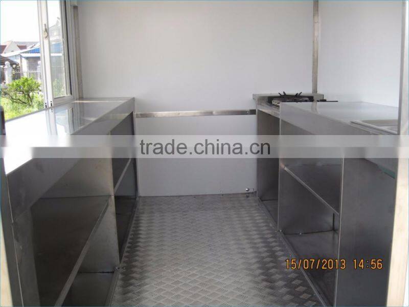 Easy Use Snack Food Processing mobile catering food trailer