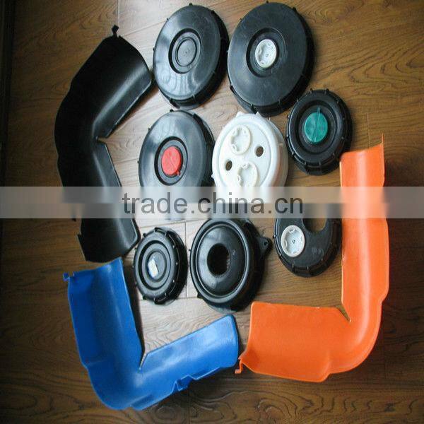 7'' white round chemical container lid