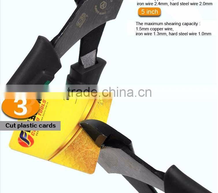 Multi-function Cr-V steel Mini diagonal cutting pliers 5'' 7''