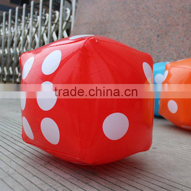 2016 hot sale promotional inflatable dice toys