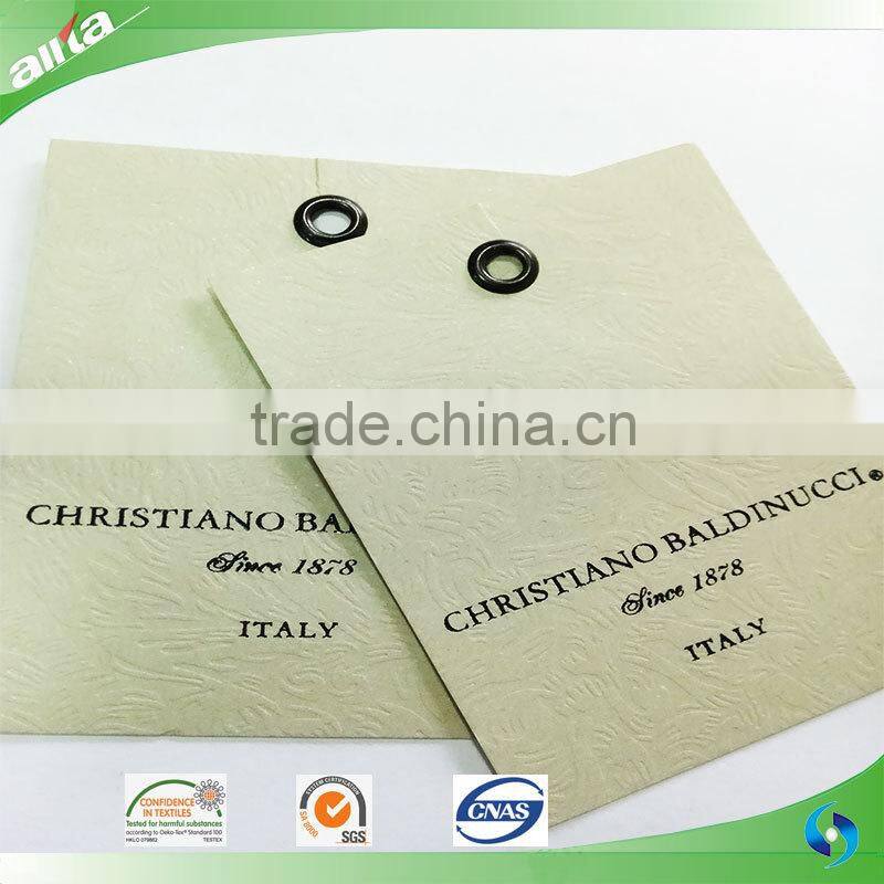 Allta Group OEM professional quality cheap clothing printed paper hangtag, simple style fashion tags for women clothes dresses