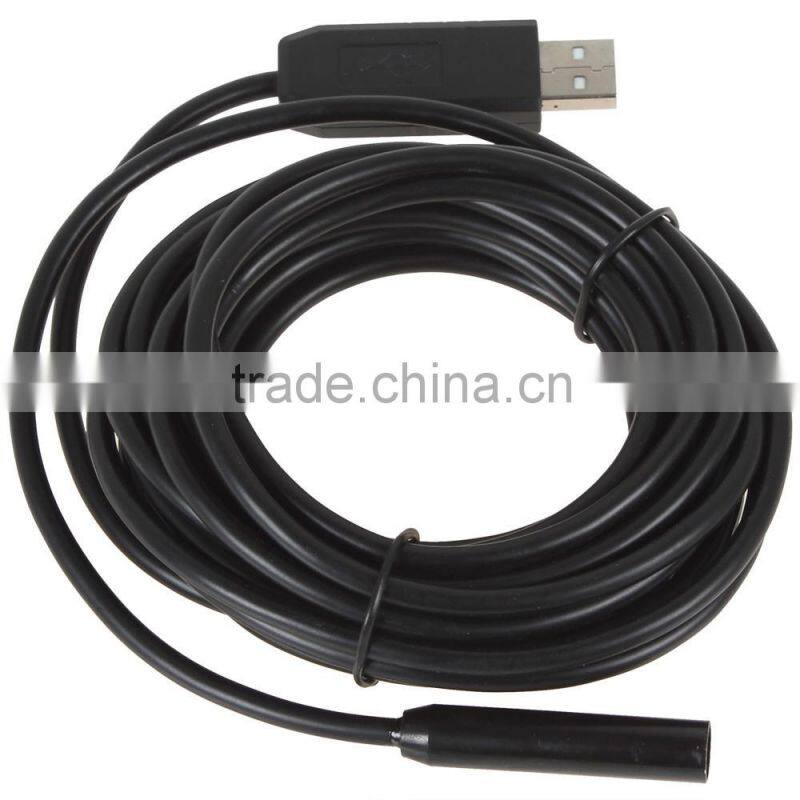 20M Cable Length Inspection Camera IP66 Waterproof 10mm Lens Mini USB Endoscope Camera Borescope Tube Snake Scope 4 LEDs