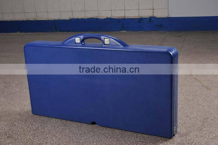 Outdoor plastic folding picnic table
