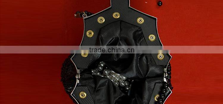 LS-011Wholesale Fashion Pearl Beaded Elegant Cosmetic Bag