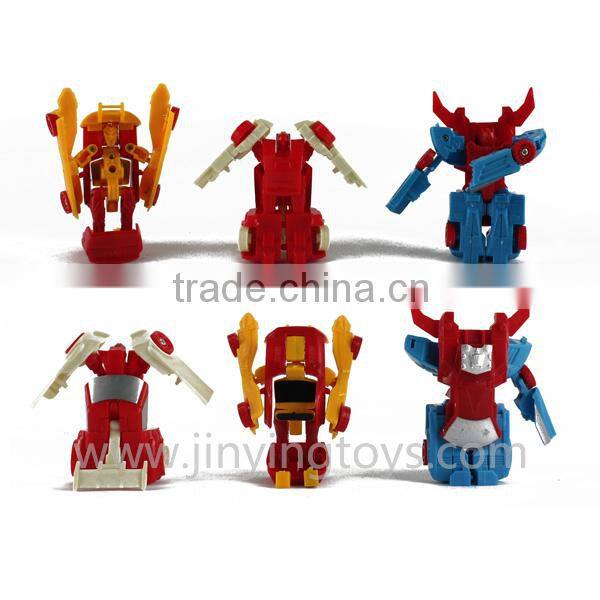 Best selling deformation small plastic toy car