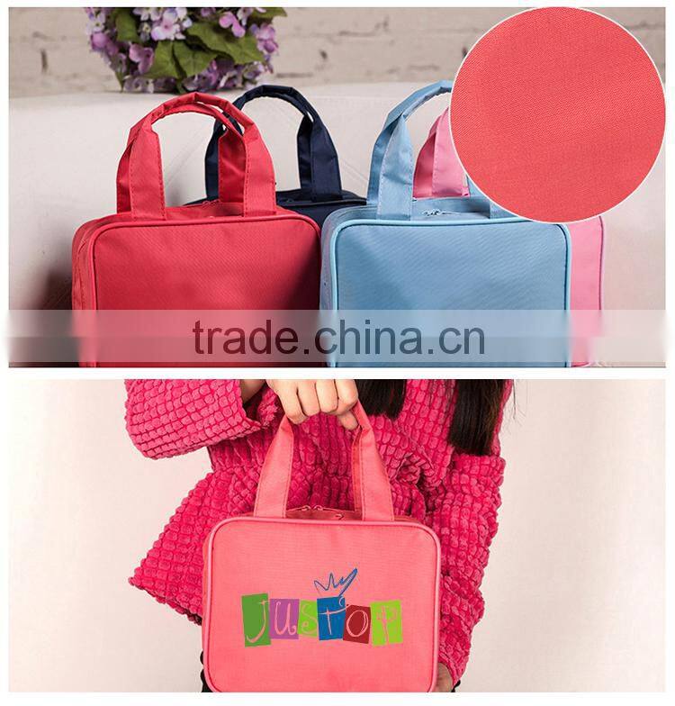 2014 NEW! Dual zippers pouch organizer for clothes and cosmetics