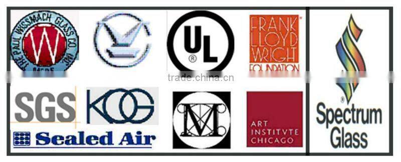 MX040051 tiffany style holiday gift stained glass candle holder for christmas decoration