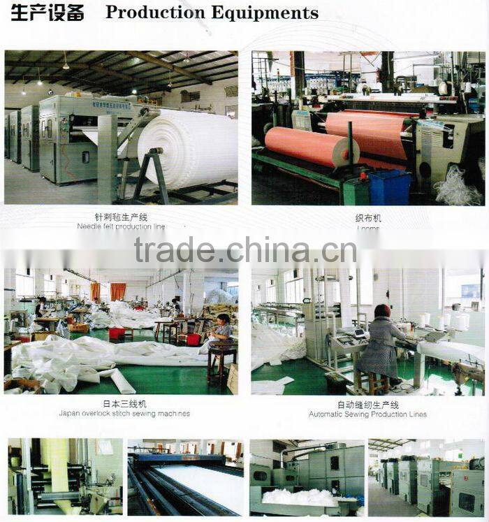 Nonwoven needle punched PPS filter felt