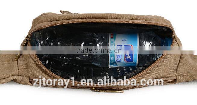 First Class Canvas Cycling Travel Waist Bag