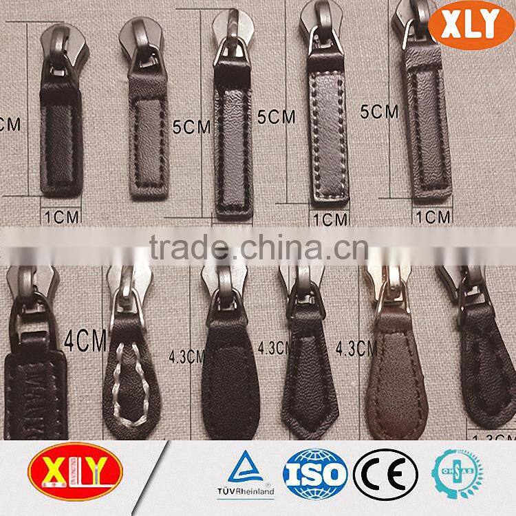 high quality wholesale black rubber puller yg metal zipper slider