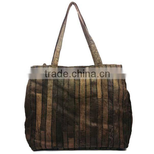 High fashion gorgeous joint patchwork PU shoulder bags