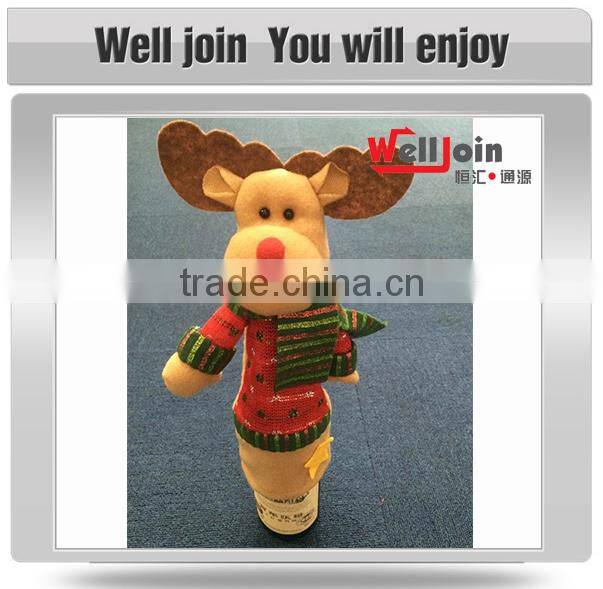 Christmas decoration wine bottle cover