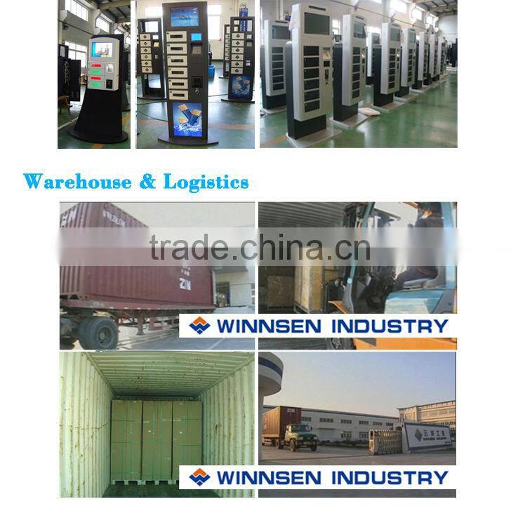 Fast Charge Floor Standing Card Reader Cell Phone Charging kiosk locker cell phone charging station APC-06B