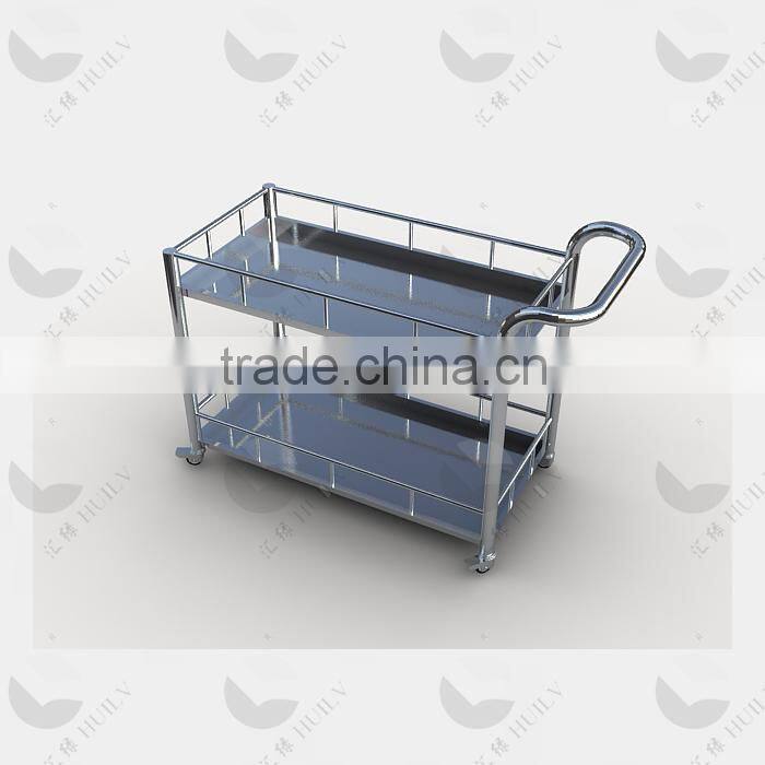 wholsale price high quality hospital lab stainless steel trolley