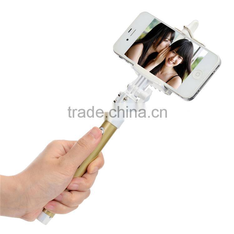 Wireless Bluetooth Mobile Phone Camera Monopod Bluetooth Remote Control Self-timer Shutter & Clip for Iphone Sumsung phone