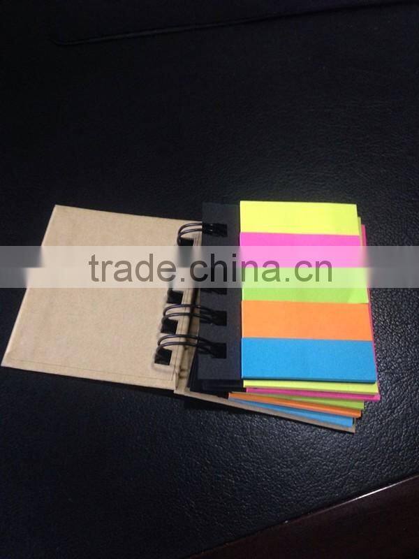 Made in chian cheap and eco-friendly promotional sticky note pad
