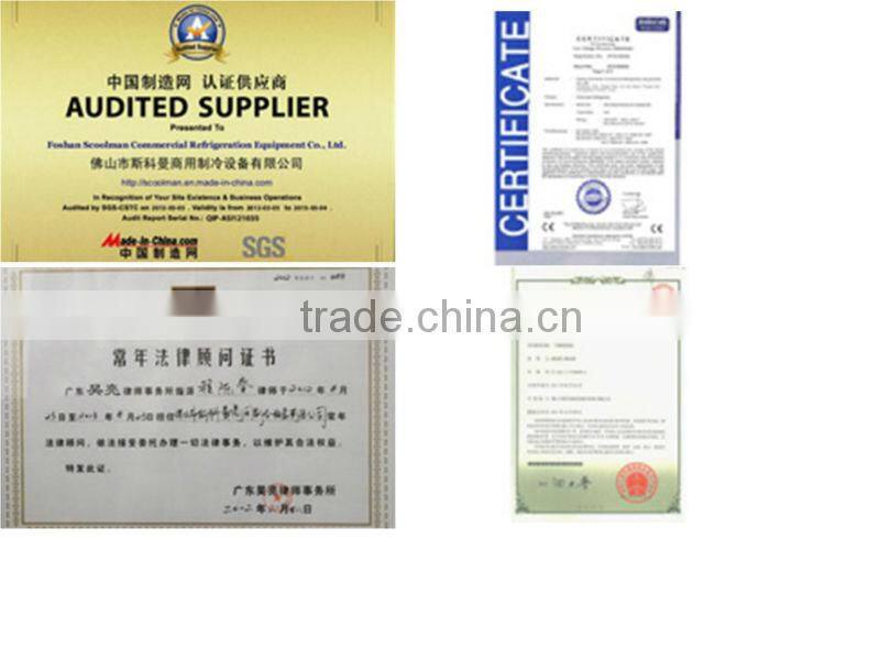 Commercial Fresh Meat display Freezer/Supermarket Refrigerated Showcase