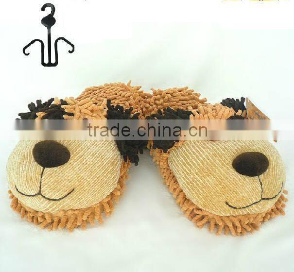 PLUSH INDOOR SLIPPER/ CHENILLE MATERIAL PLSUH SLIPPER