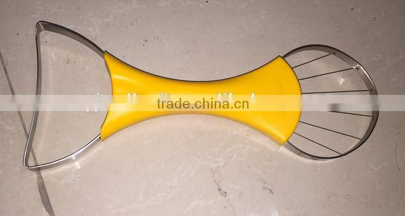 ABS handle stainless steel blade banana cutter / banana slicer / fruit slicer