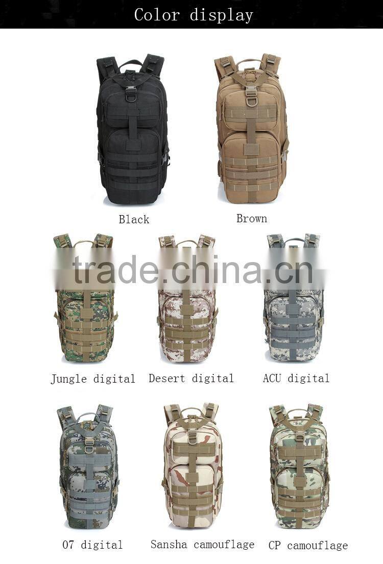 wholesale outdoor backpack camping hiking camo tactical backpack