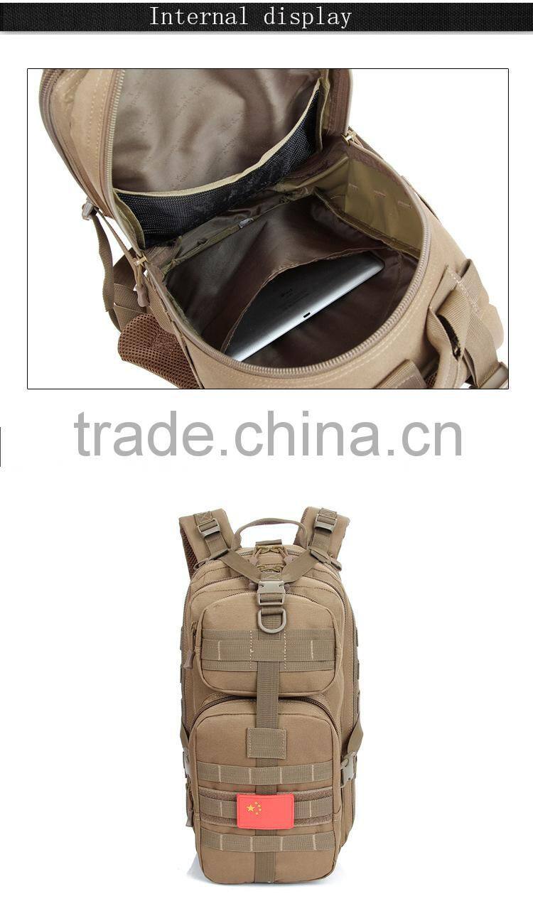 wholesale outdoor backpack camping hiking camo tactical backpack