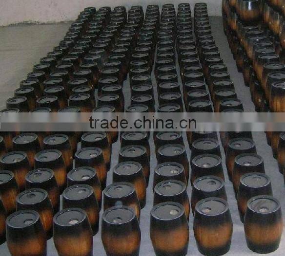 factory direct sale good quality oak wooden wine kegs with printing logo