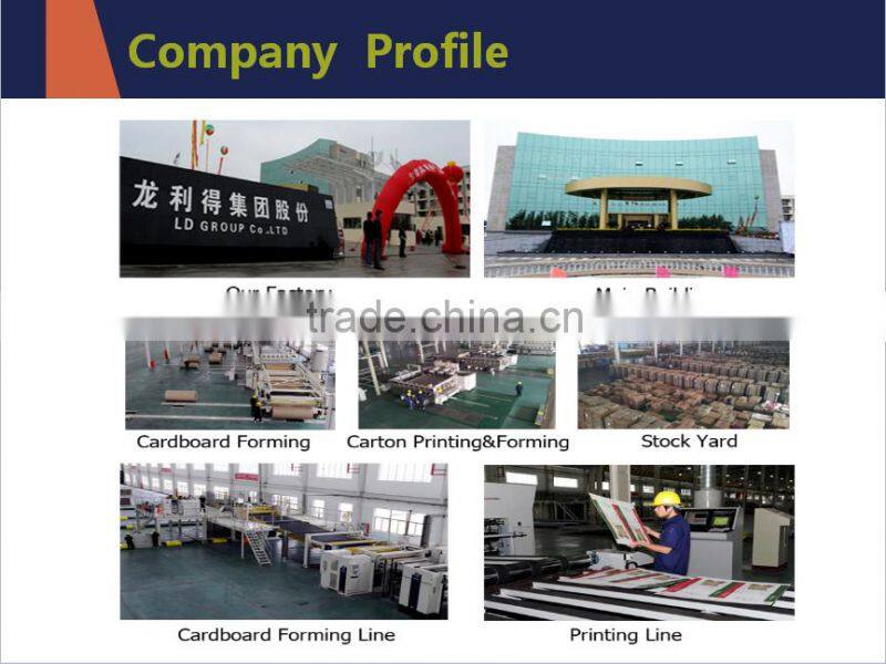 Recyclable Feature and Corrugated Board Paper Type TV carton box