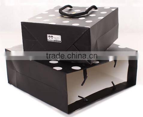 Beautiful hand paper bag wholesale gift shopping bag