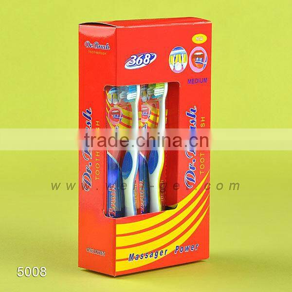 Dental Supply OEM Accepted New Designing Adult Toothbrushes