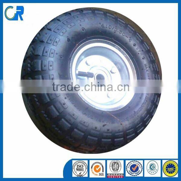 Yinzhu Gainran Manufacturer air wheel 10*3.50-4 wooden cart wheel