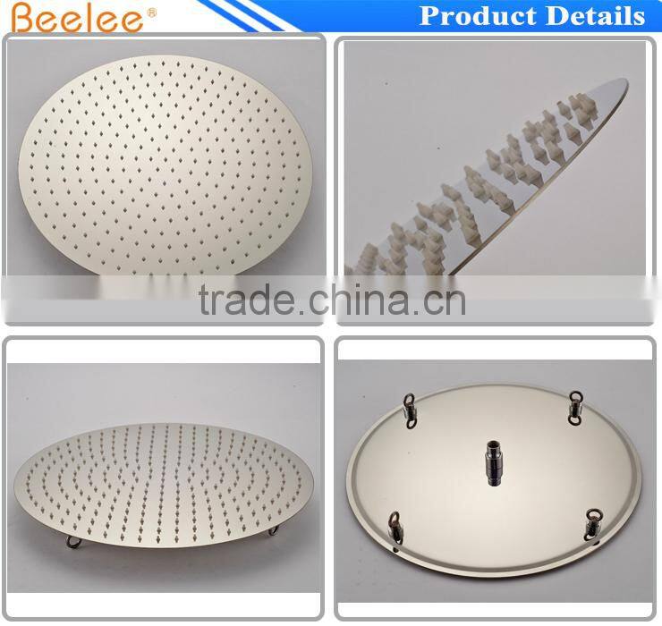 Stainless Steel Shower Head, Rotating Shower Head, Ceiling Mounted rain shower head