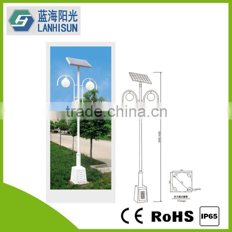 10W~70W Square Pole Solar LED Garden Street Light, Solar Park Light,CE,ROHS Approved