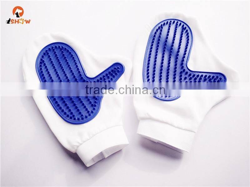 Dog & Cat Universal Pet Animal Grooming Massage Glove Brush pet mitt