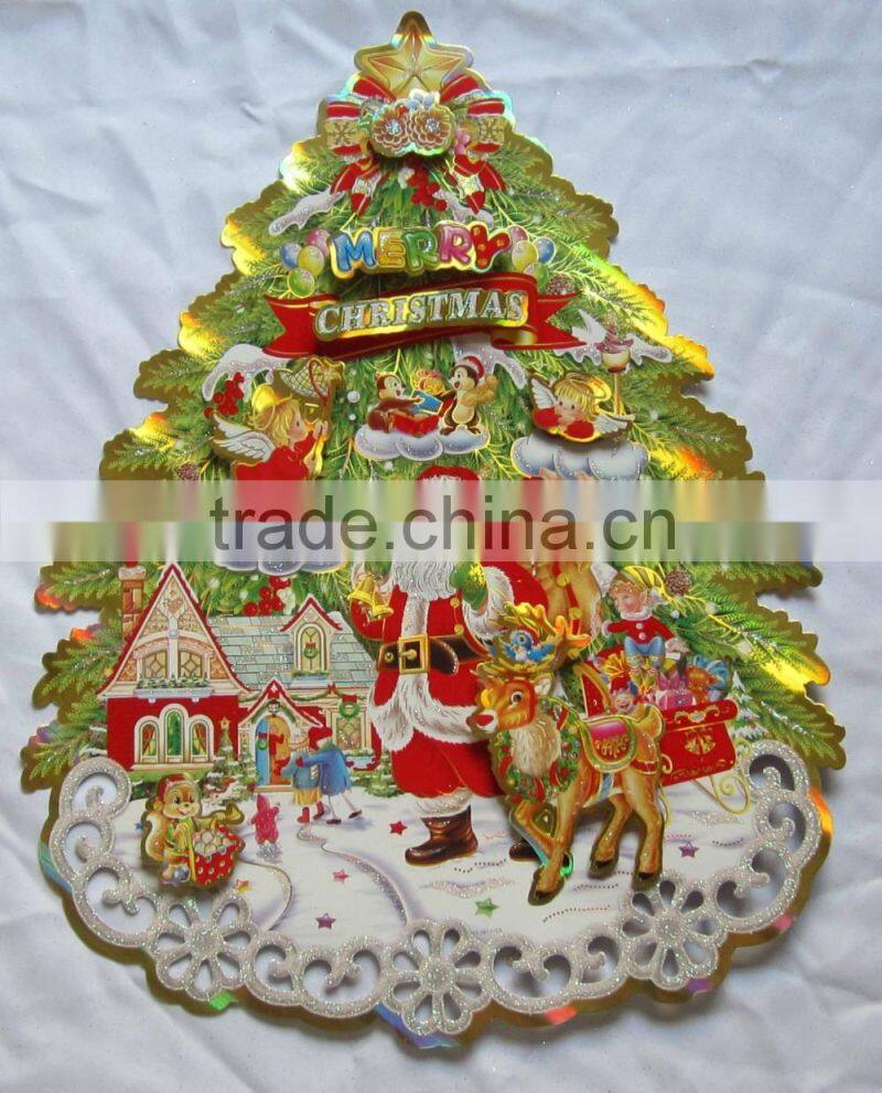 300gsm Christmas paper wall sticker