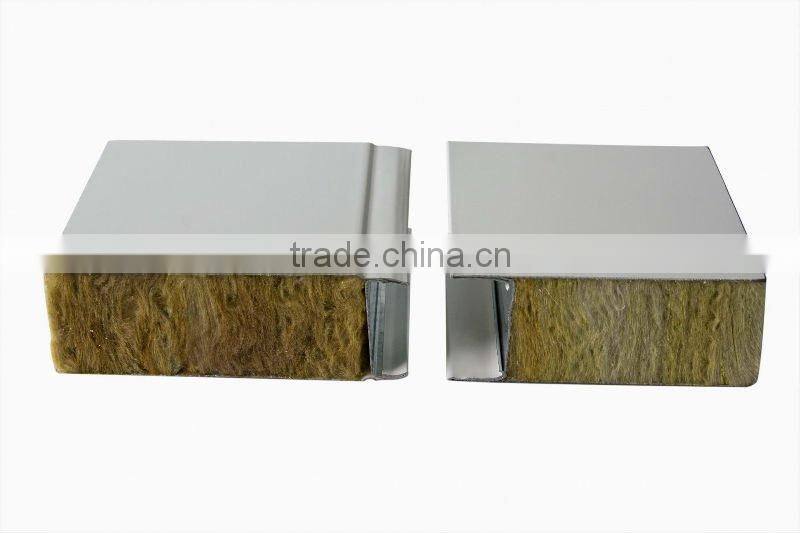 best price rock wool sandwich panel for wall