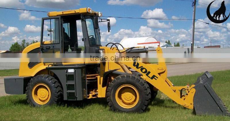 WOLF loader zl 20 wheel loader 2.0 tons capacity with standard bucket