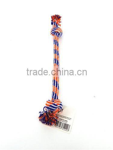 hot sale dog product dog cotton pet toy dog chewing toy colored cotton rope