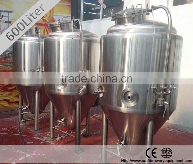 600L two layers microbrewery fermenter