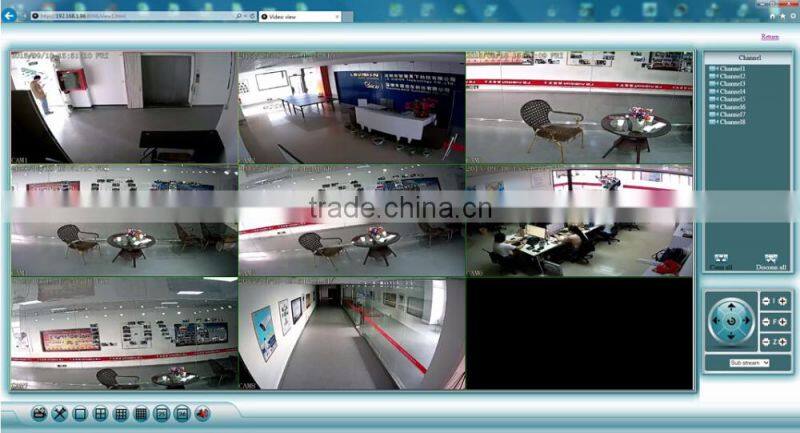 Looline High Quality Wireless Cctv Camera Systems Kit with 8pcs 720P IR bullet cameras 2.8-8mm Motorized lens